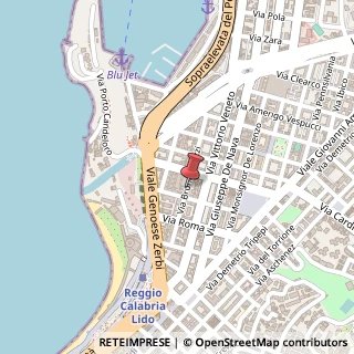 Mappa Via Bruno Buozzi, 7, 89123 Reggio di Calabria, Reggio di Calabria (Calabria)
