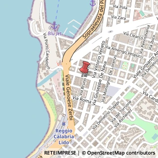 Mappa Via XXV Luglio, 12, 89123 Reggio di Calabria, Reggio di Calabria (Calabria)