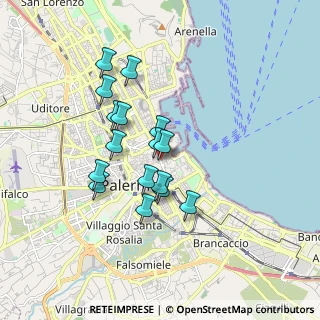 Mappa Via Maccherronai, 90133 Palermo PA, Italia (1.60813)