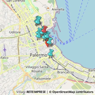 Mappa Via Maccherronai, 90133 Palermo PA, Italia (1.34231)