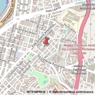 Mappa Via Galileo Ferraris,  16, 89123 Reggio di Calabria, Reggio di Calabria (Calabria)