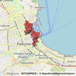 Mappa Foro Italico Umberto I, 90133 Palermo PA, Italia (1.26143)
