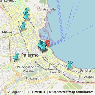 Mappa Foro Italico Umberto I, 90133 Palermo PA, Italia (1.99636)