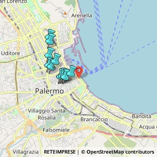 Mappa Foro Italico Umberto I, 90133 Palermo PA, Italia (1.61)
