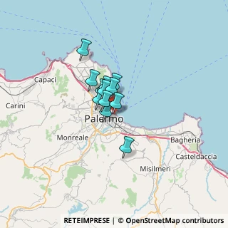 Mappa Foro Italico Umberto I, 90133 Palermo PA, Italia (3.92083)
