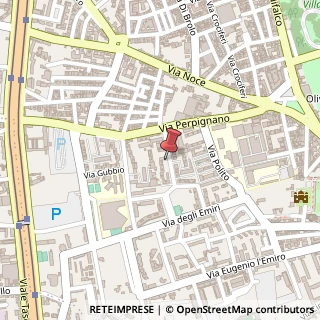 Mappa Via Rinaldo D'Aquino,  33, 90146 Palermo, Palermo (Sicilia)