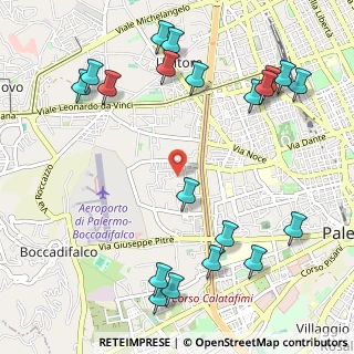 Mappa Via Salso, 90135 Palermo PA, Italia (1.5185)