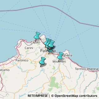 Mappa 90133 Palermo PA, Italia (6.26455)