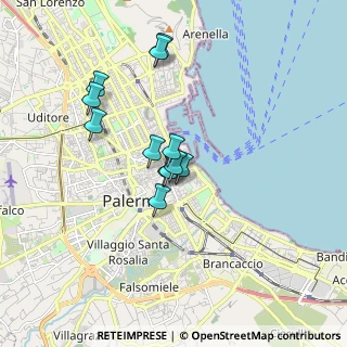 Mappa 90133 Palermo PA, Italia (1.51583)