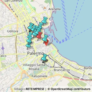 Mappa 90133 Palermo PA, Italia (1.746)