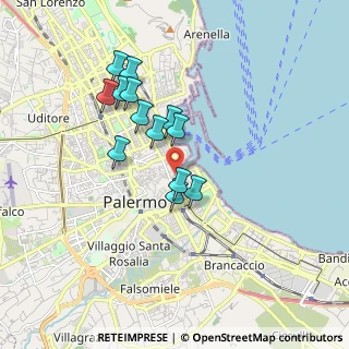 Mappa 90133 Palermo PA, Italia (1.66769)