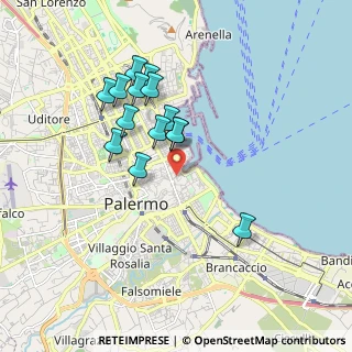 Mappa 90133 Palermo PA, Italia (1.79714)