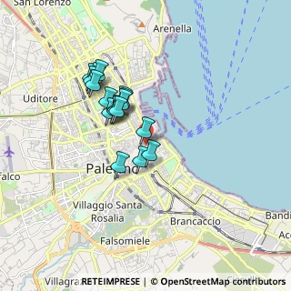 Mappa 90133 Palermo PA, Italia (1.59176)