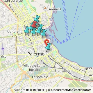 Mappa 90133 Palermo PA, Italia (1.87364)