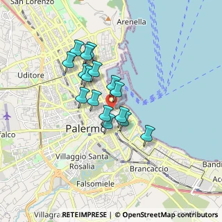 Mappa 90133 Palermo PA, Italia (1.47438)