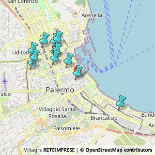 Mappa 90133 Palermo PA, Italia (2.21167)