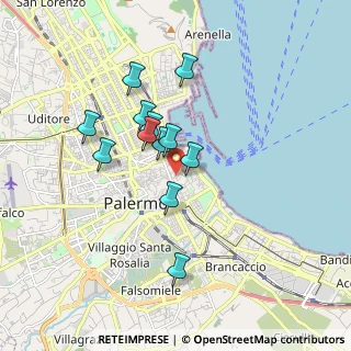 Mappa 90133 Palermo PA, Italia (1.5925)