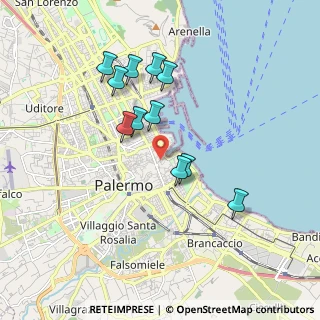 Mappa 90133 Palermo PA, Italia (1.81455)