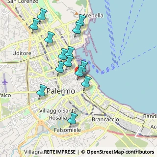 Mappa 90133 Palermo PA, Italia (2.00286)