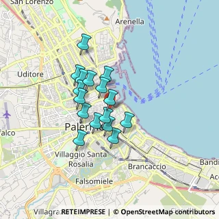Mappa 90133 Palermo PA, Italia (1.4)