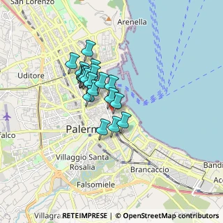 Mappa 90133 Palermo PA, Italia (1.344)