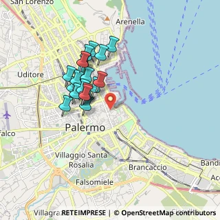 Mappa 90133 Palermo PA, Italia (1.694)