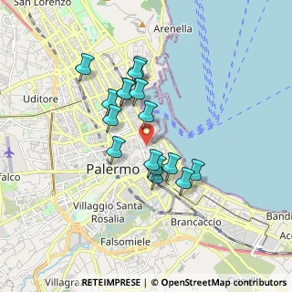 Mappa 90133 Palermo PA, Italia (1.58688)