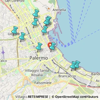 Mappa 90133 Palermo PA, Italia (2.38636)