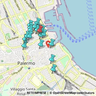 Mappa 90133 Palermo PA, Italia (0.9405)