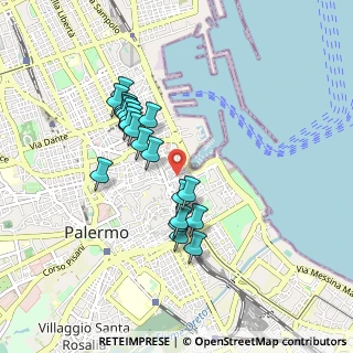 Mappa 90133 Palermo PA, Italia (0.875)