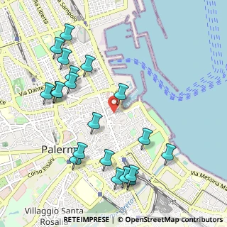Mappa 90133 Palermo PA, Italia (1.3025)