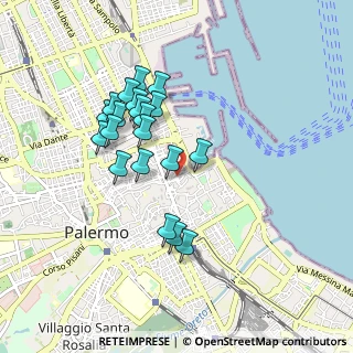 Mappa 90133 Palermo PA, Italia (0.8955)