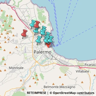 Mappa 90133 Palermo PA, Italia (2.68727)