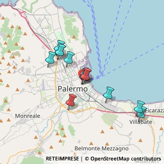 Mappa 90133 Palermo PA, Italia (3.57333)