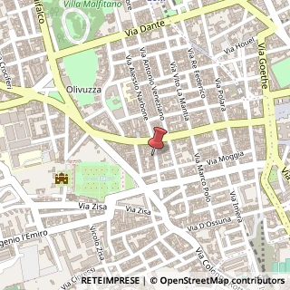 Mappa Via Paolo Amato, 10, 90138 Palermo, Palermo (Sicilia)