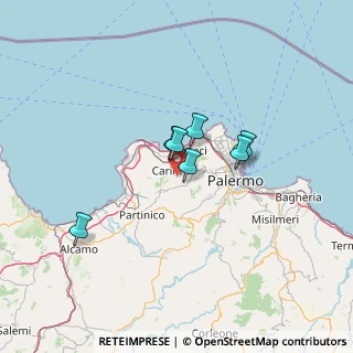 Mappa Via Gran Paradiso, 90044 Carini PA, Italia (30.17333)