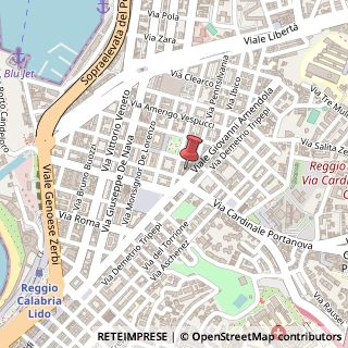 Mappa Viale Amendola, 6, 89123 Reggio di Calabria, Reggio di Calabria (Calabria)