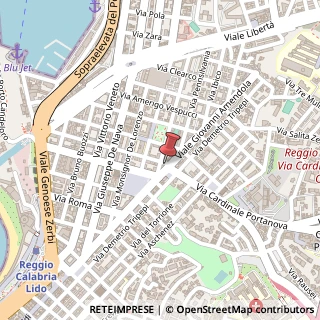 Mappa Viale amendola, 89123 Reggio di Calabria, Reggio di Calabria (Calabria)
