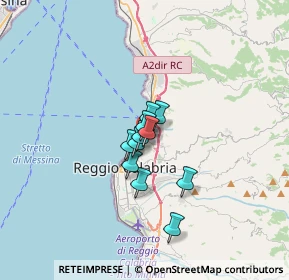 Mappa 89123 Reggio di Calabria RC, Italia (2.05455)