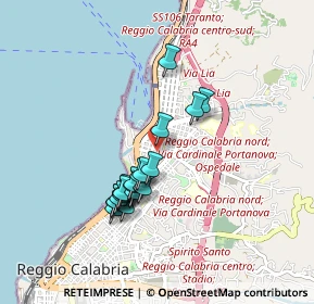 Mappa 89123 Reggio di Calabria RC, Italia (0.8415)