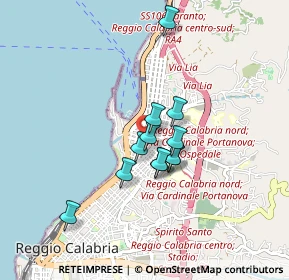 Mappa 89123 Reggio di Calabria RC, Italia (0.69083)