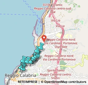 Mappa 89123 Reggio di Calabria RC, Italia (1.28385)