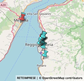 Mappa 89123 Reggio di Calabria RC, Italia (3.72308)