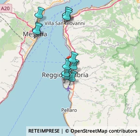Mappa 89123 Reggio di Calabria RC, Italia (7.17833)