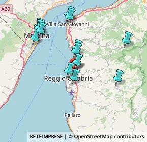 Mappa 89123 Reggio di Calabria RC, Italia (7.94733)