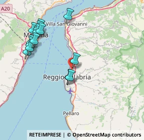 Mappa 89123 Reggio di Calabria RC, Italia (9.59643)