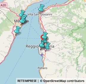 Mappa 89123 Reggio di Calabria RC, Italia (7.33455)