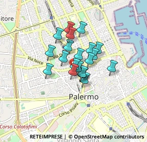 Mappa Via Francesco Testa, 90138 Palermo PA, Italia (0.5905)