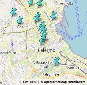 Mappa Via Mogia, 90138 Palermo PA, Italia (2.04615)