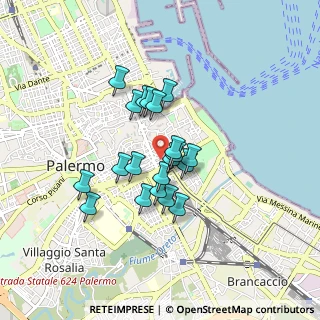 Mappa Via Gorizia, 90133 Palermo PA, Italia (0.712)